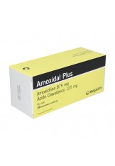 AMOXIDAL PLUS 875mg/ 125 mg  CAJ 20 COMP